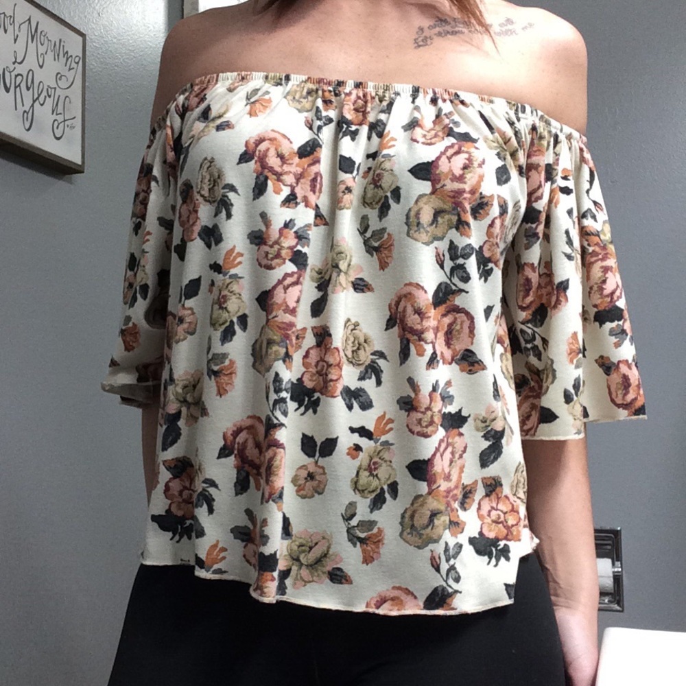 BUY 2, GET 1 FREE! BKE Off the Shoulder Top